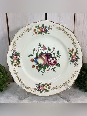 Vintage Homer Laughlin R1294 Luncheon Plate 9” 1940s